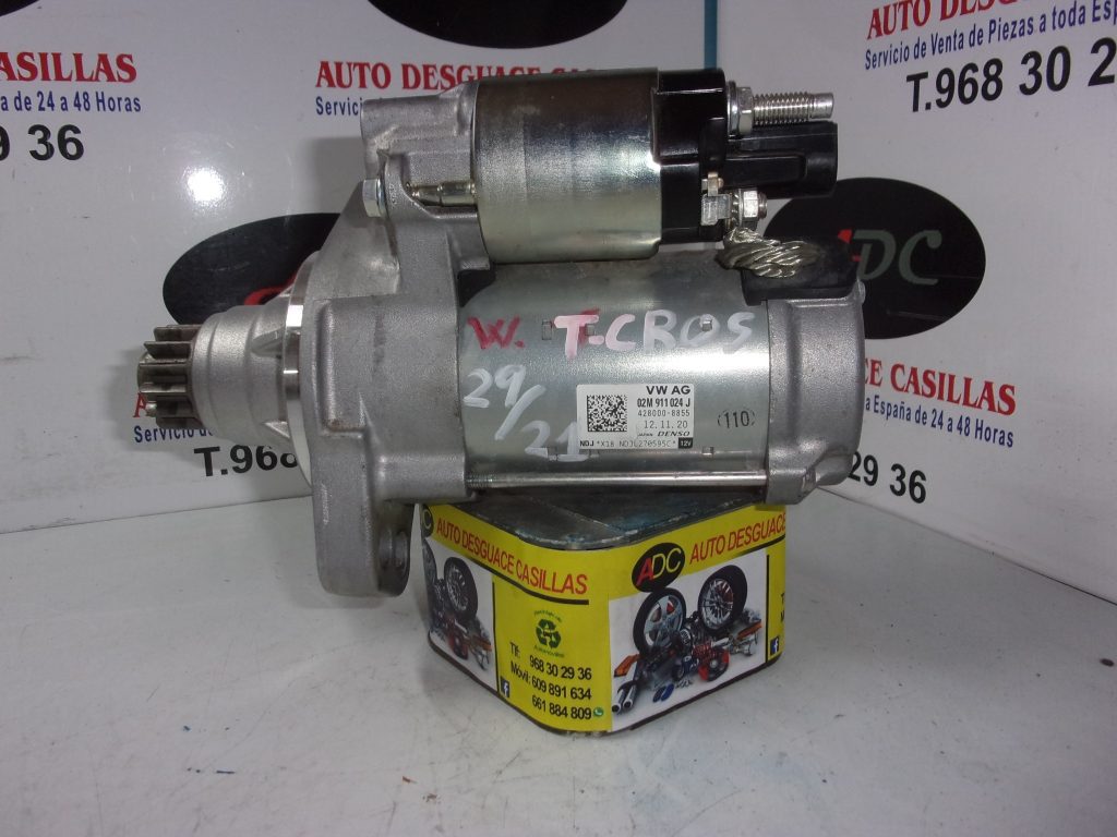 motor arranque vw t cross m6f 10 tsi 110 cv ano 2021 1024x768 - Motor de arranque Volkswagen T Cross 02M911024J