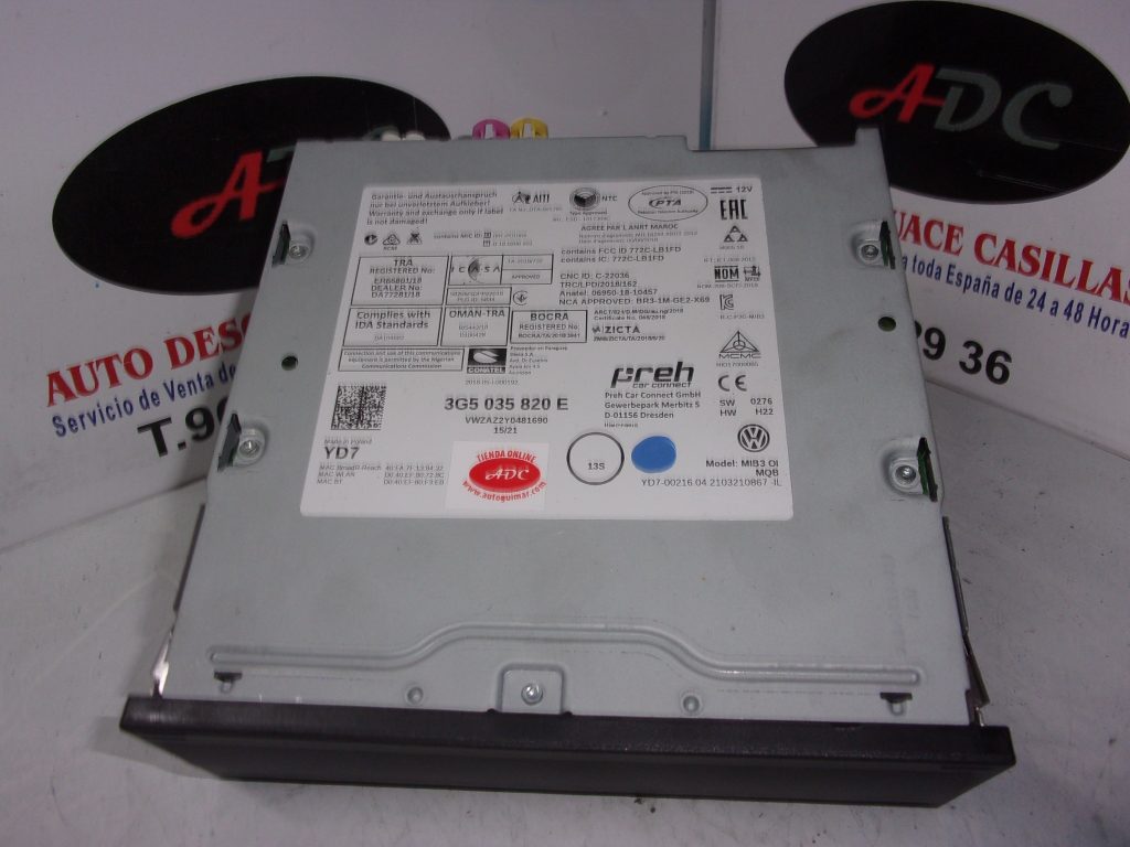 unidad navi mib3 wlan bluetooth volkswagen t cross m6f 10 tsi ano 2021 1024x768 - Unidad Navi mib3 wlan bluetooth Volkswagen T-Cross M6F 3G5035820E